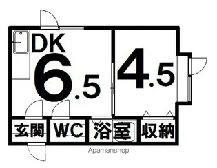 エレガンスハイツ【1階】の間取り