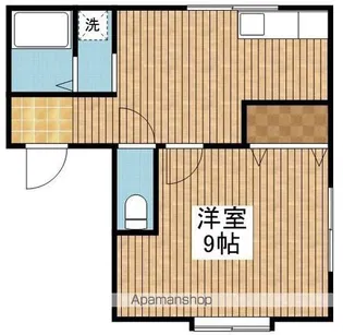ハイツ大橋【203号室】の間取り