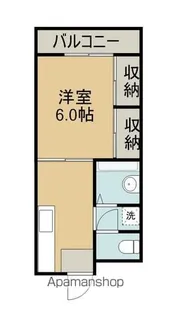 1Kの間取り画像