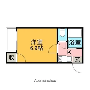 FORリバラルB&J【103号室号室】の間取り