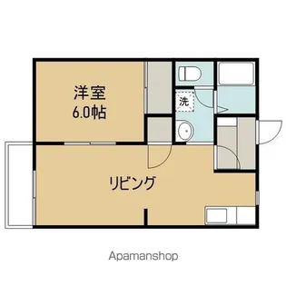 グランドメゾン高松F棟【102号室】の間取り