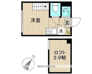 ハーモニーテラス北小岩ⅩⅢ【2階】の間取り