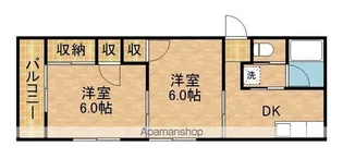 コーポ中村【2階】の間取り