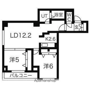 プリマヴェーラ白石【302号室】の間取り