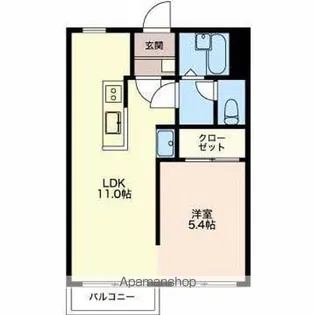 ファミール加藤【2階】の間取り