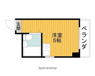 1Rの間取り画像