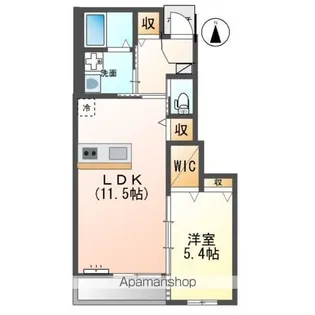 ケツァール【1階】の間取り