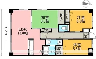 リヴィエール大高【4階】の間取り