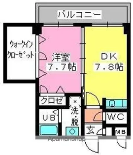 ベイシック大名【4階】の間取り
