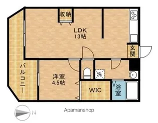 コーポ住吉【3階】の間取り