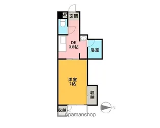 ネオハイム 日之出【205号室】の間取り