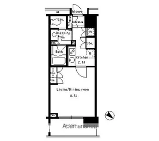パークアクシス日本橋ステージ【2階】の間取り