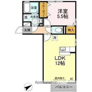 リッシハウス【2階】の間取り