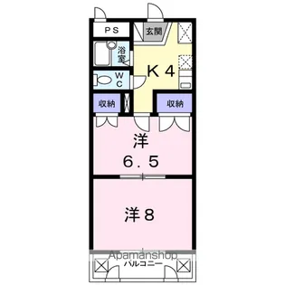 第2メゾンあらかわ【2階】の間取り