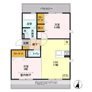 GRACE II【2階】の間取り