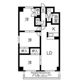 元町ガーデン【7階】の間取り
