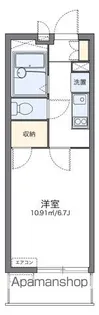 レオパレスミモザ ガーデン【3階】の間取り