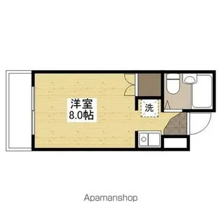 三原ルネッサンス【3階】の間取り