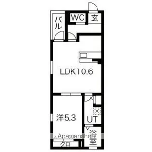西区大金町AP新築【2階】の間取り