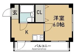 サンライズウエムラ【2階】の間取り
