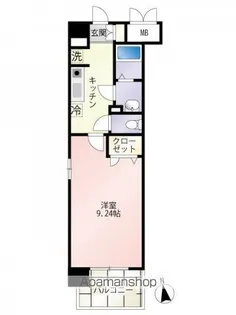 第30友建ビル【903号室号室】の間取り
