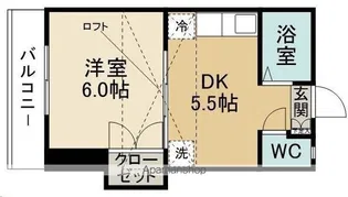 ロイヤルパレス青山【202号室】の間取り