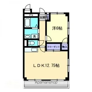 メゾンド屋島Ⅰ【3階】の間取り