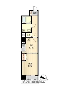 HF仙台五橋レジデンス【7階】の間取り