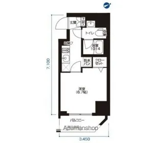 アーバネックス大森【6階】の間取り