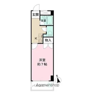 服部マンション【3階】の間取り