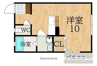 カサベルデ学園前【1階】の間取り