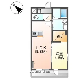 カメリア石井【2階】の間取り