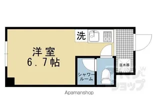 サイト烏丸三条町【405号室】の間取り