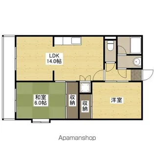 レジデンス増田【3階】の間取り