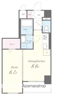ヒューゲル本郷【6階】の間取り