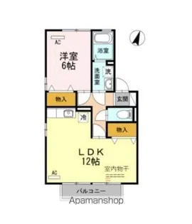 ルミエール【2階】の間取り
