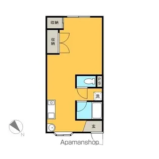 サンライズ小澤【G号室】の間取り