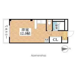 ハイツエリオン【1階】の間取り