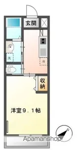 SAMURAI HITACHI【2階】の間取り