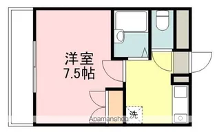 コモードカルム河原町【502号室】の間取り