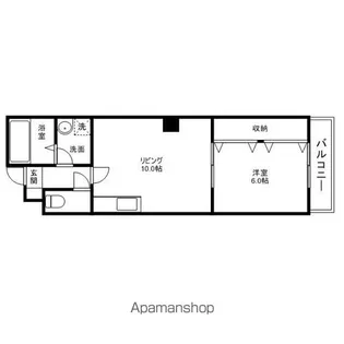 グランドアムール【402号室】の間取り