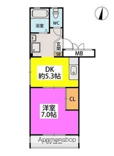 パークサイドMB【3階】の間取り