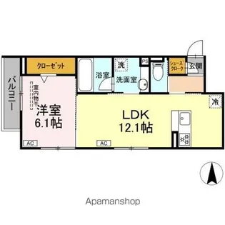 パルセレッソ【3階】の間取り