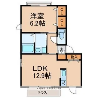 CINQ STELLA 5(サンクステラ5)【1階】の間取り