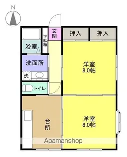 メゾンリッチ【101号室】の間取り