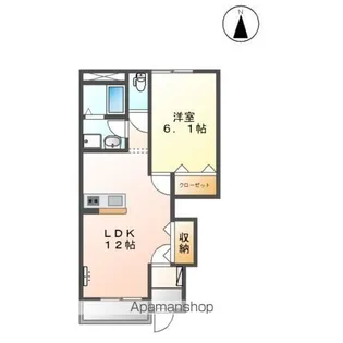 愛知県半田市住吉町3丁目【アパート】の間取り