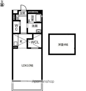サニーコート【2階】の間取り