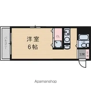ラフォルテ大森【106号室】の間取り