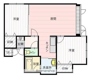 クリスタルハーモニーⅡ【2階】の間取り