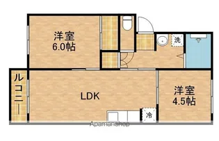 プレジール初生【2階】の間取り